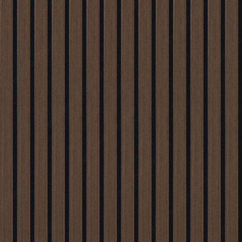 Dark Oak slat panel finish