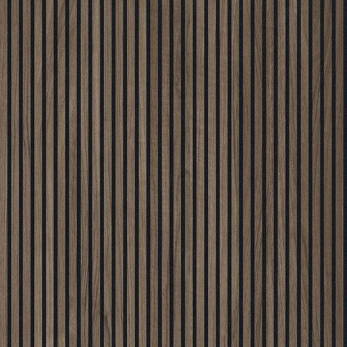 Walnut slat panel finish